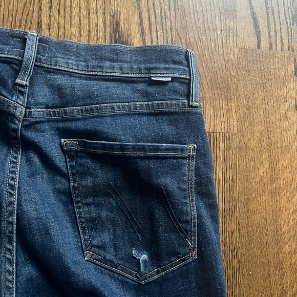 Mother High waisted rider ankle fray. Size 30. Wicked wildflower - Picture 12 of 13